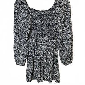 GAP Women's Floral Artsy Cottagecore Smocked Long Sleeve Dress Size XS